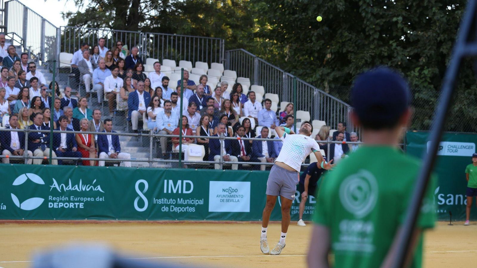 Zapata, durant la final del torneig