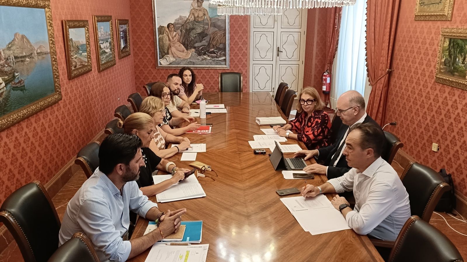 Reunió de la comissió municipal de les VPP a Alacant, este dilluns