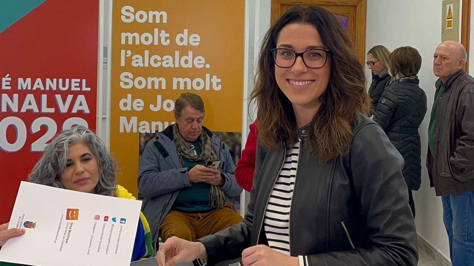 Aitana Mas vota aquest dissabte a Crevillent