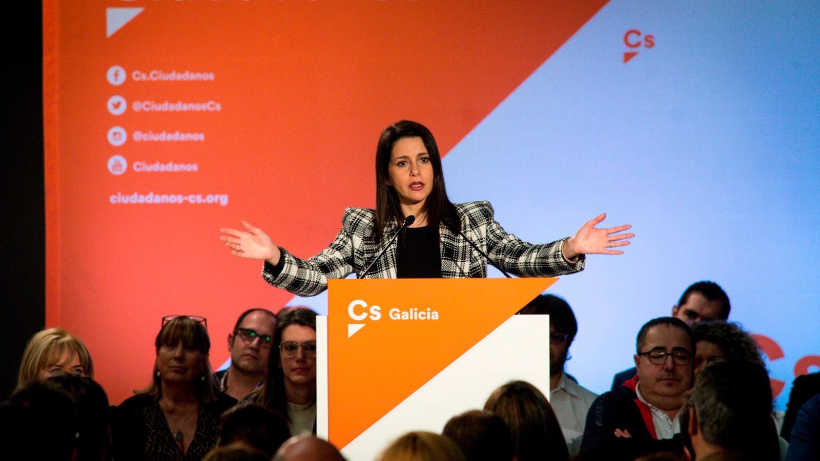 Arrimadas en un acte a Galícia