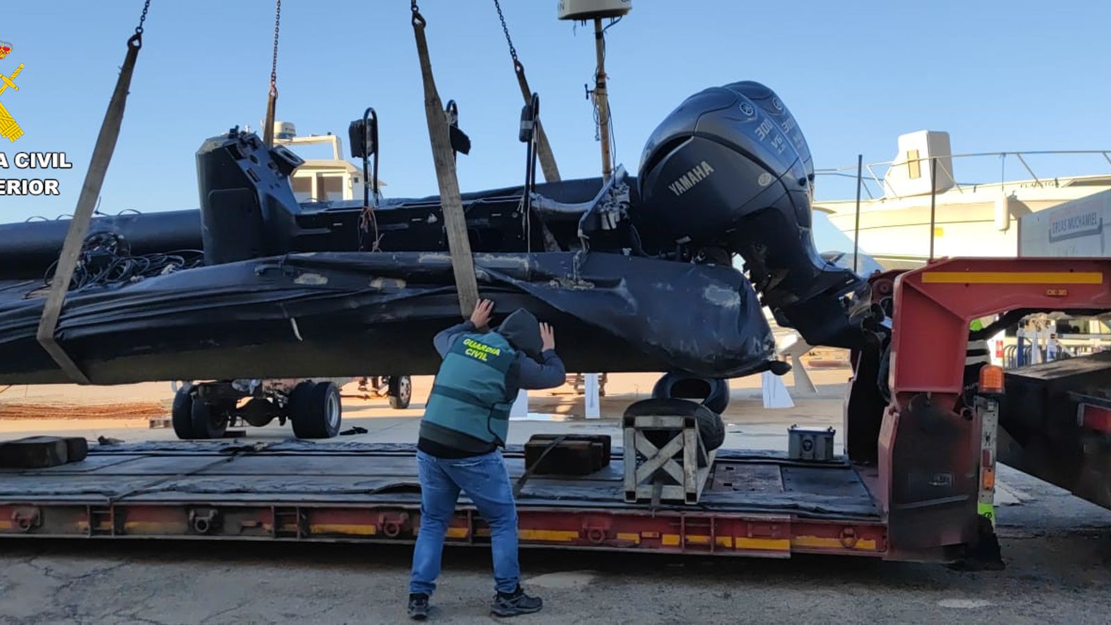 L'embarcació trobada a la platja de l'Ahuir estava valorada en 100.000 euros