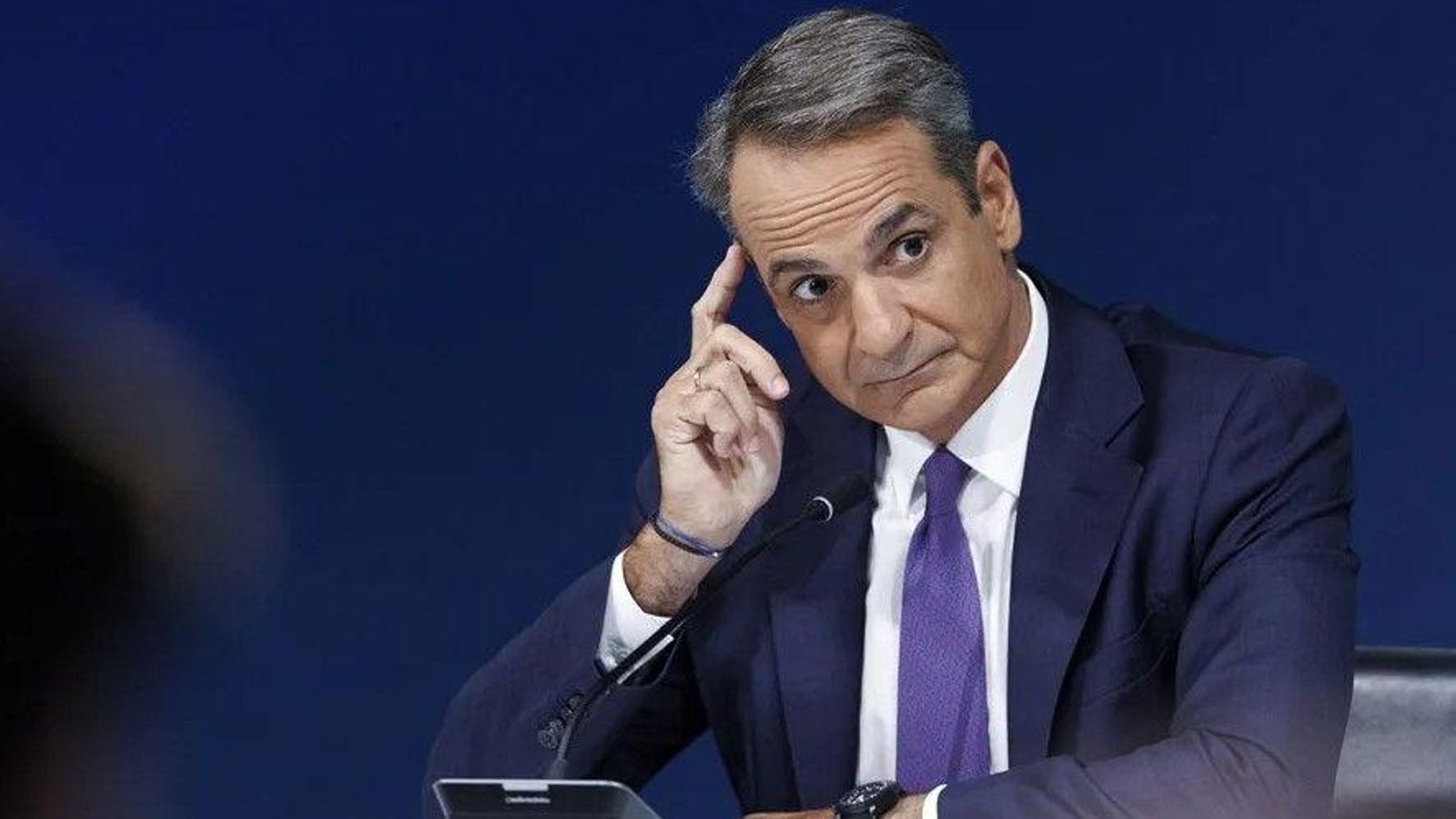 El primer ministre grec Kyriakos Mitsotakis. EFE/EPA/Achilleas Chiras El primer ministre grec Kyriakos Mitsotakis. EFE/EPA/Achilleas Chiras