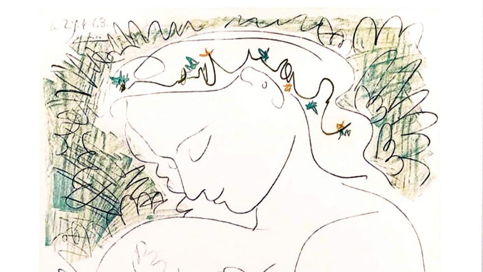 Obra de Picasso que s'exposarà en una mostra d'art contemporani amb altres peces de Chillida i Barceló al Museu de la Mar de Santa Pola.