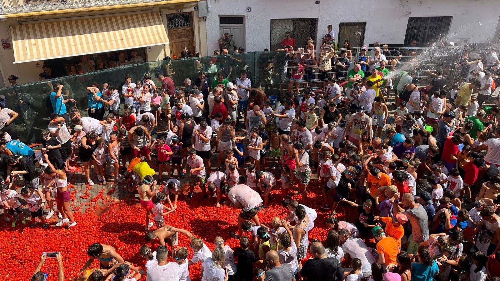 La Tomatina Infantil celebrada este dissabte