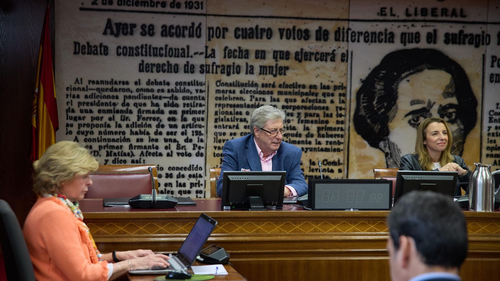 El director tècnic de  geoprob, Francisco Javier Sánchez
