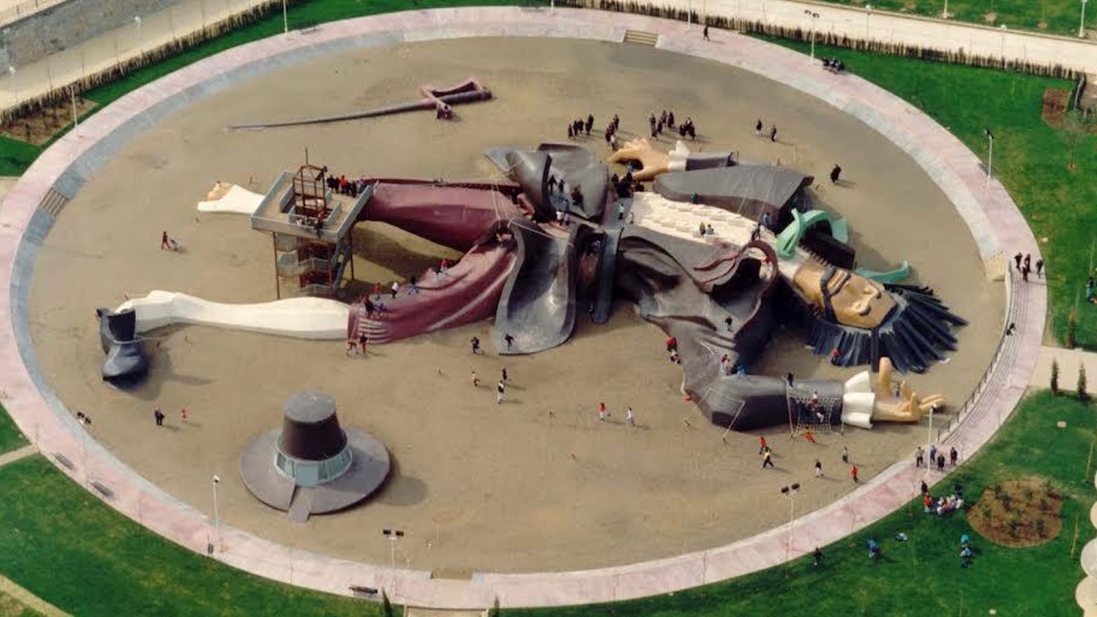 El Parc Gulliver de València, vist des de l'alt