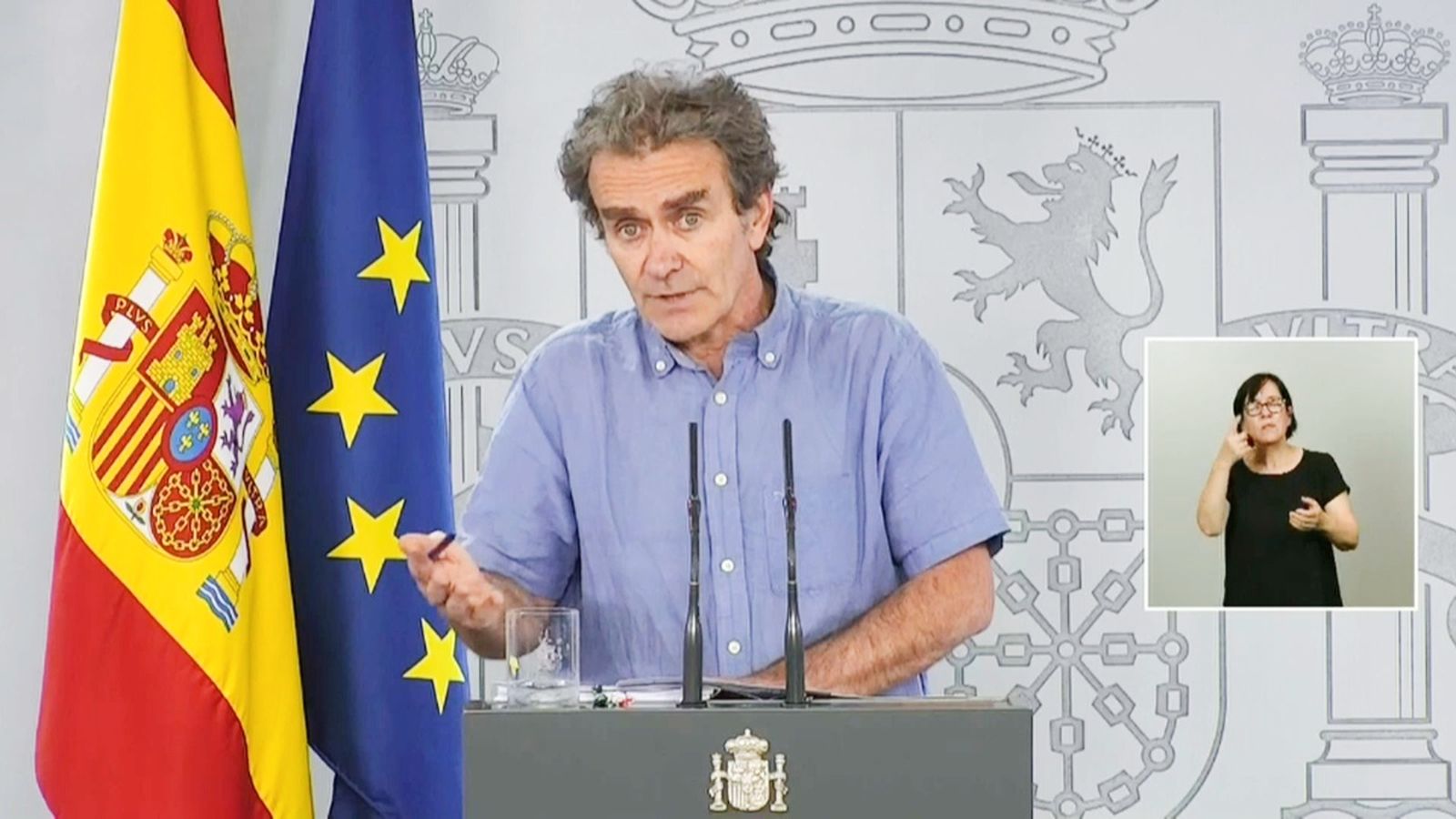 El director del Centre d’Atenció d’Alertes i Emergències Sanitàries, Fernando Simón.