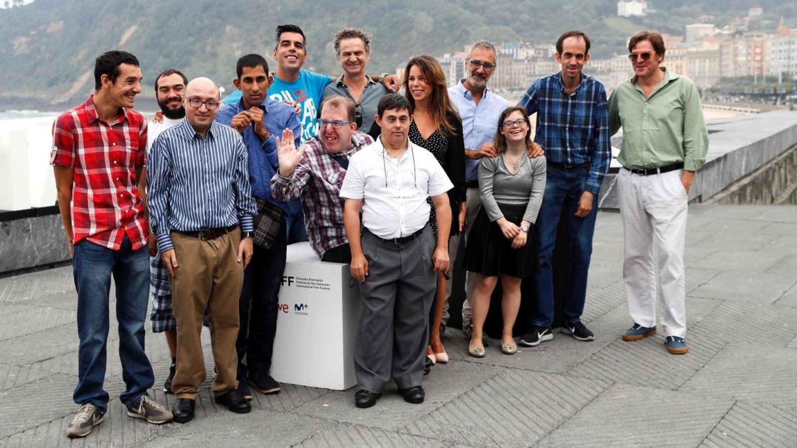 L'equip de 'Campeones' en la 66 edició del Festival Internacional de Cinema de Sant Sebastià