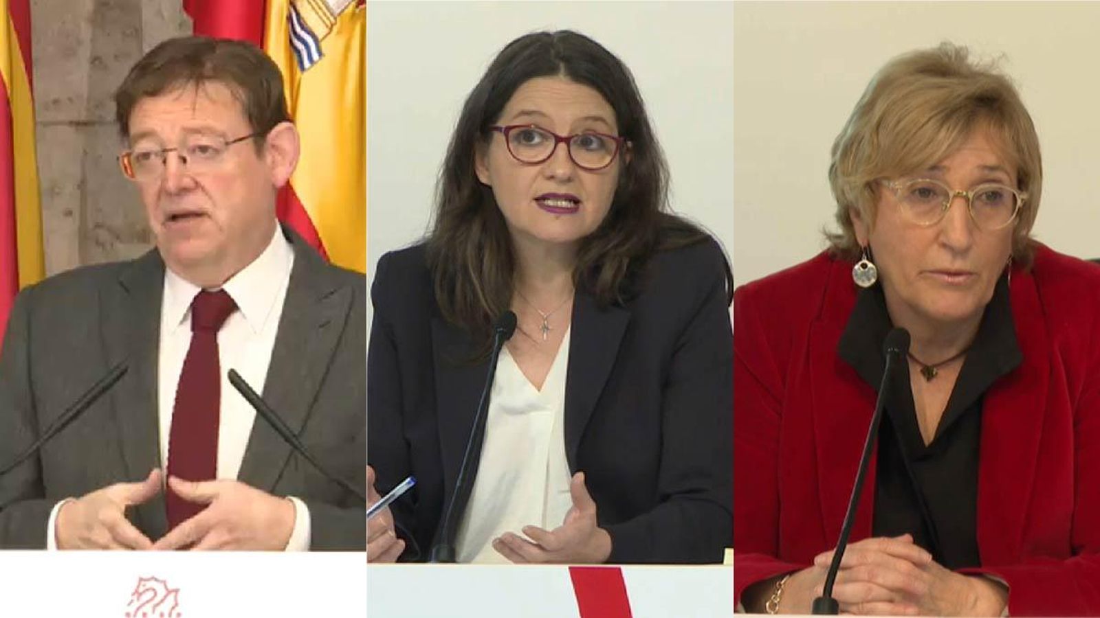 Puig, Oltra i Barceló compareixeran dimecres a les Corts per a explicar la gestió de la crisi sanitària