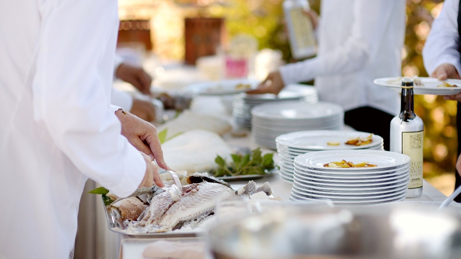 Imatge d'arxiu d'un banquet.