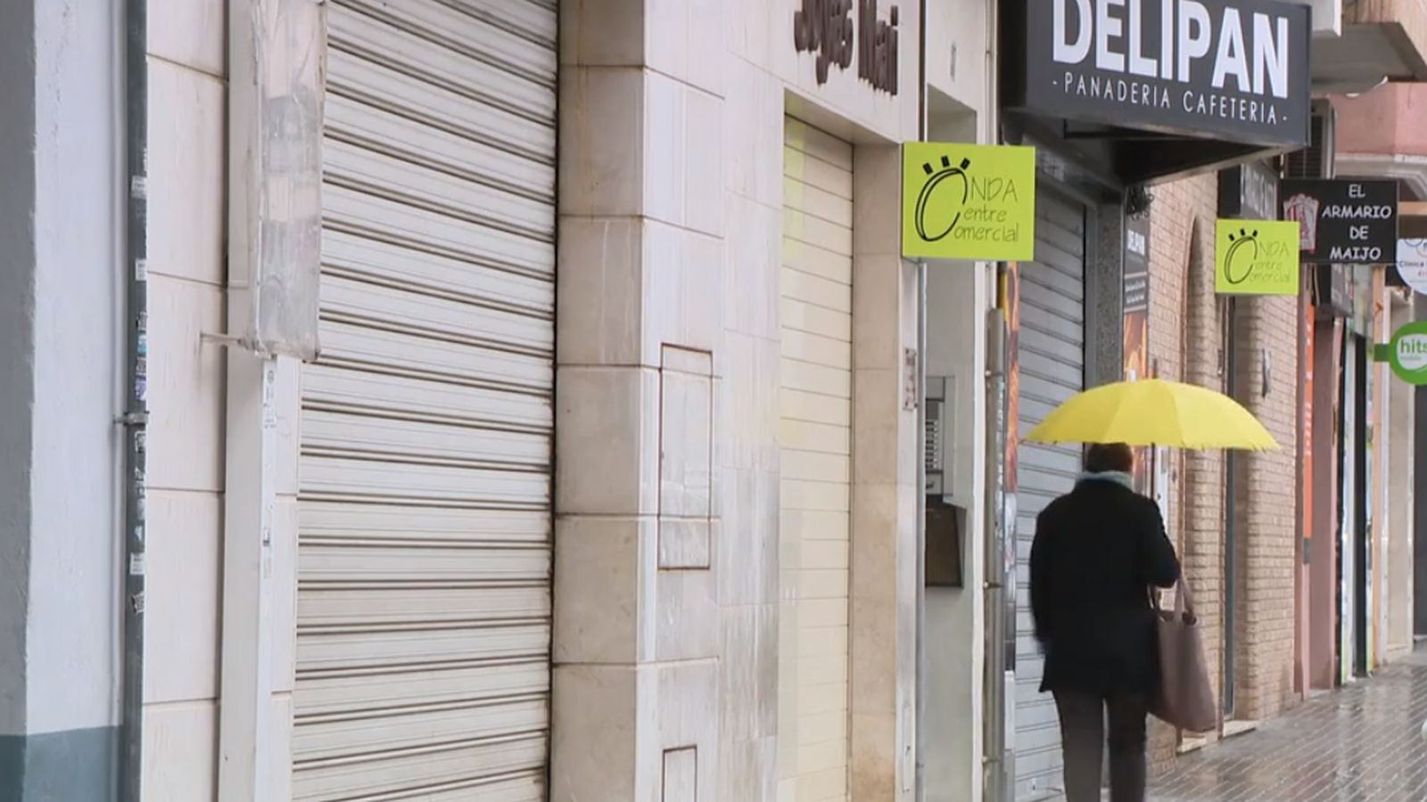 Imatge d'arxiu d'alguns comerços a Onda