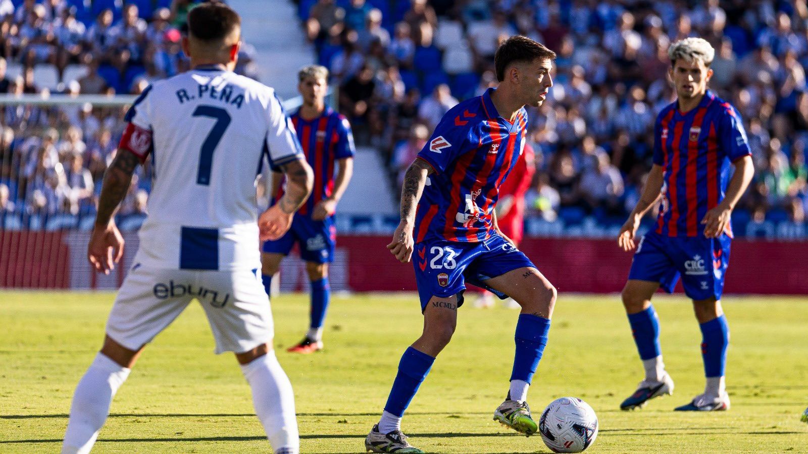 Jordi Martín, en una acció del duel