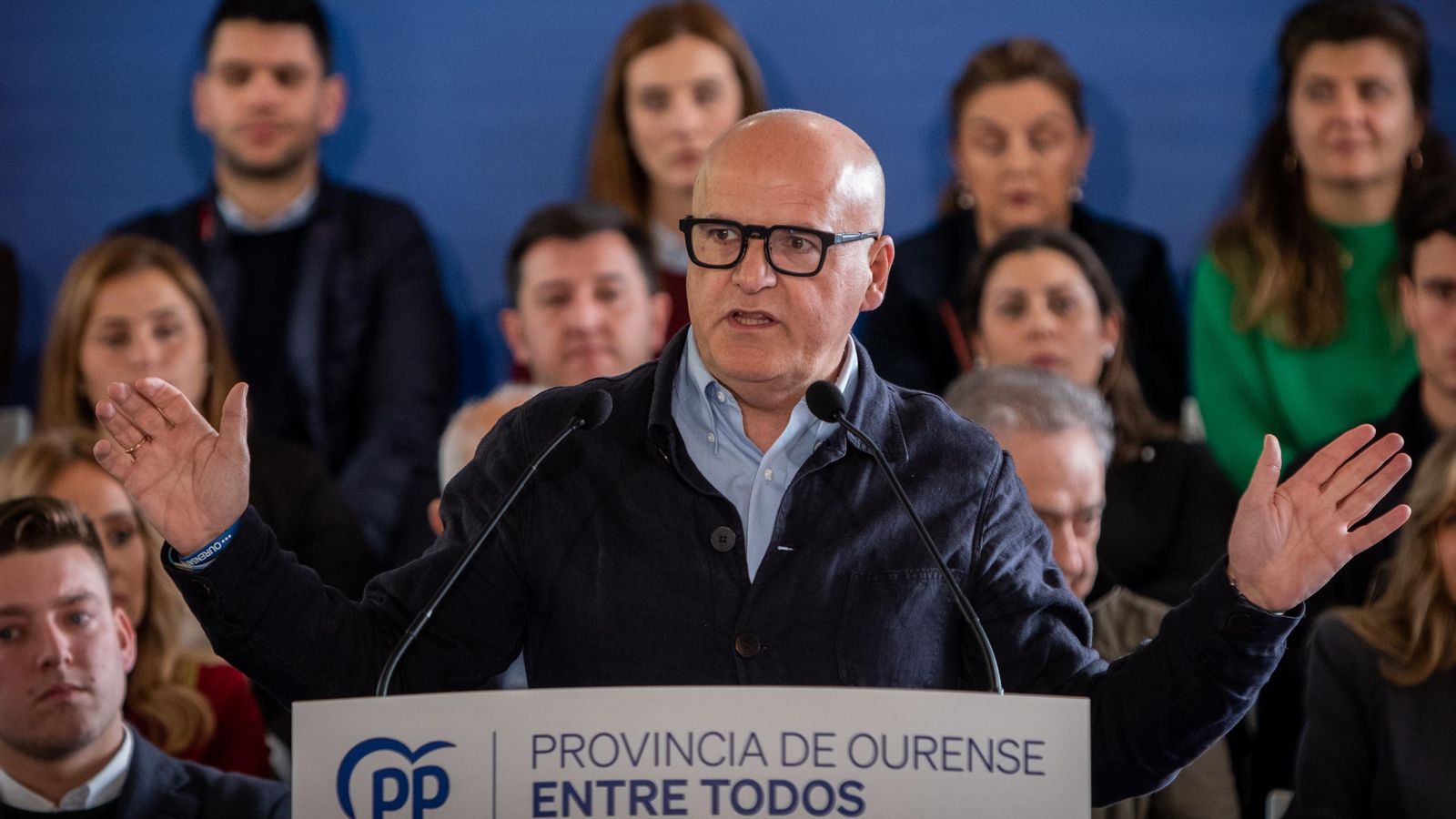 El president de la Diputació d'Ourense, José Manuel Baltar, en un acte recent