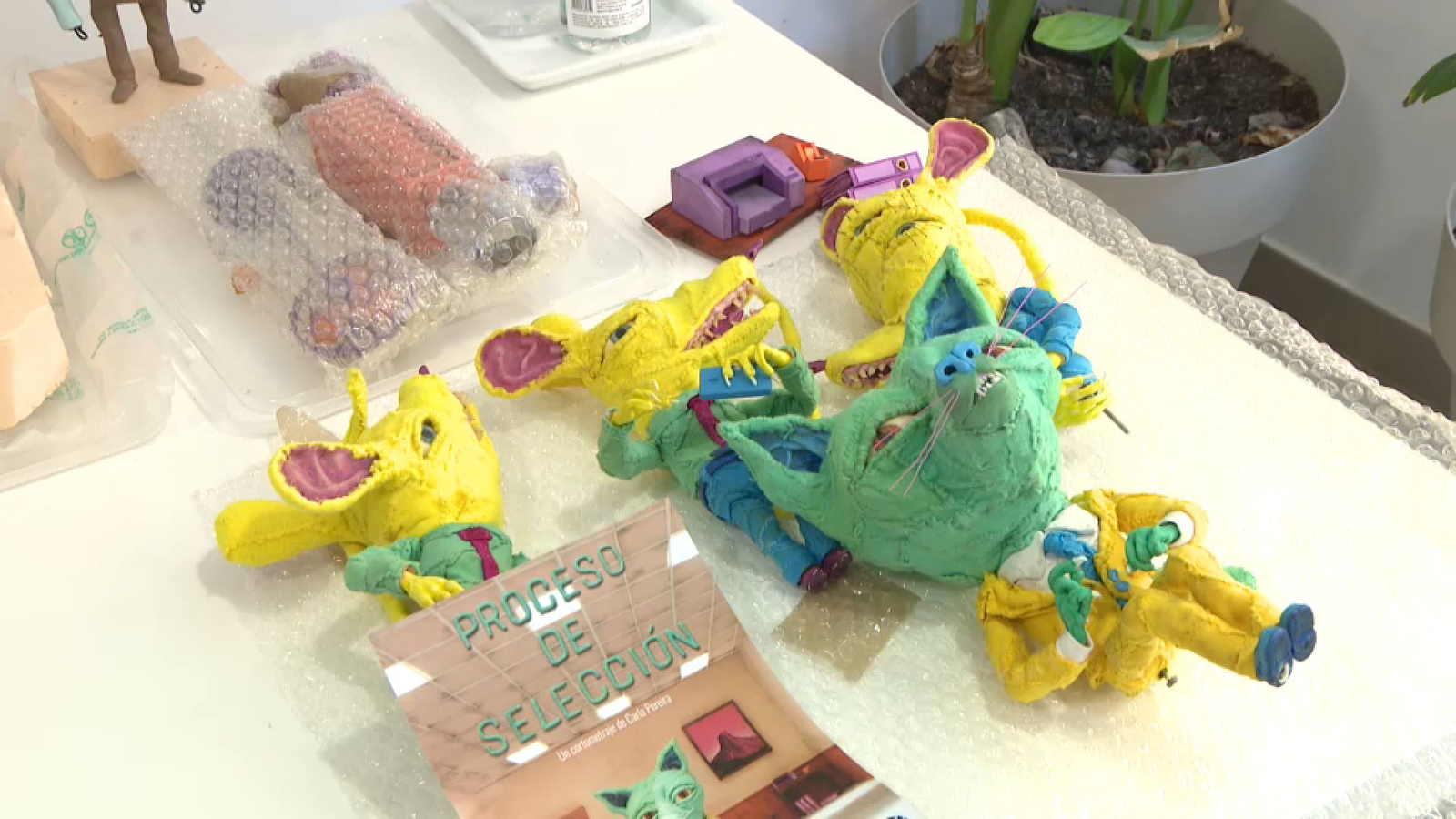 Personatges del curtmetratge d'animanció valencià nominat al Goya, 'Proceso de selección'