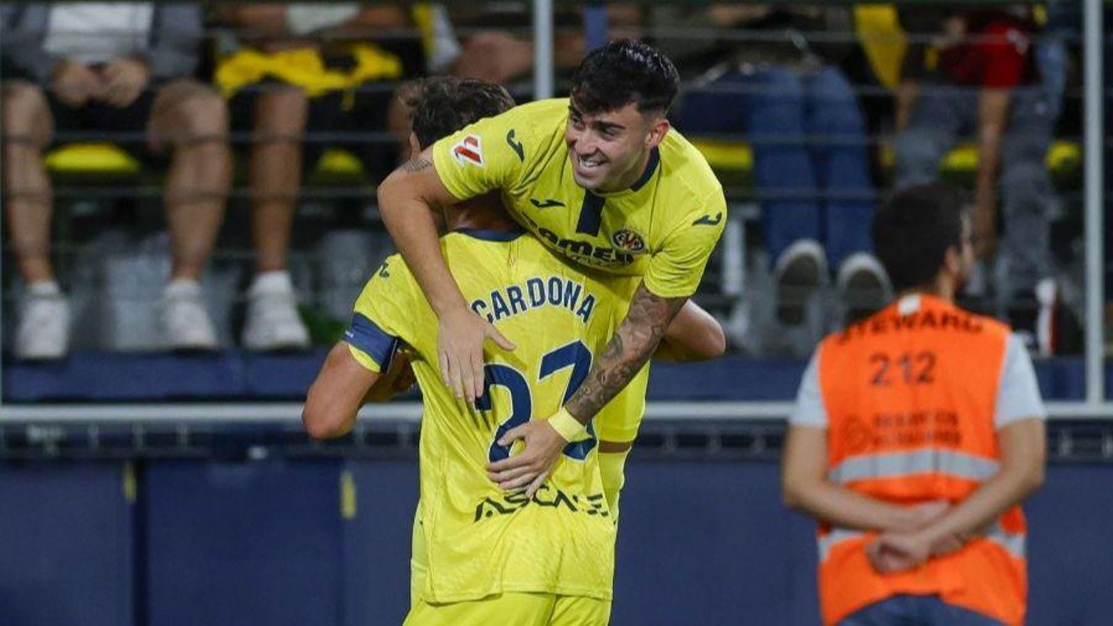 El futbolista del Villarreal, Alberto Moleiro
