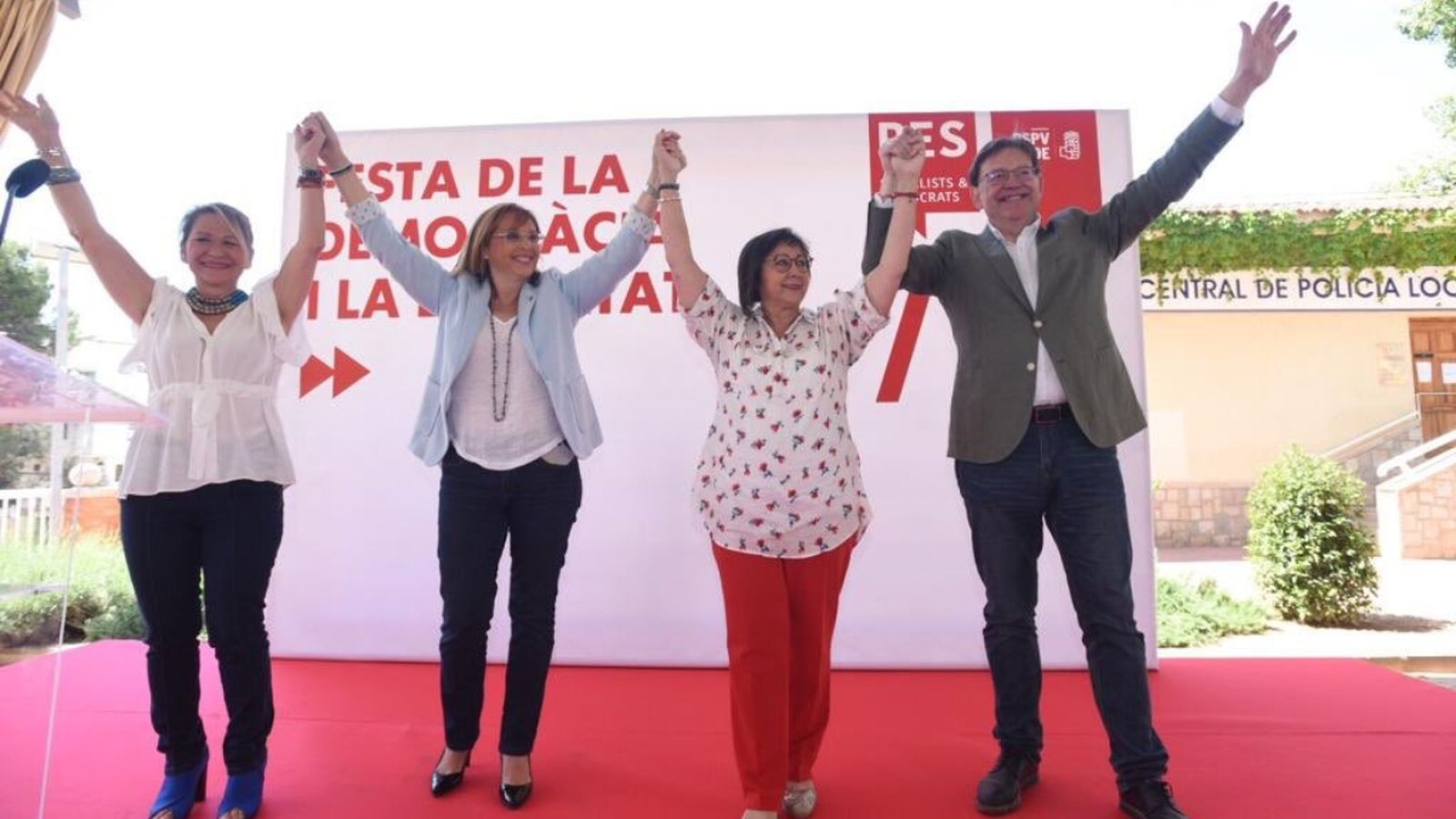 El PSPV celebra la festa de la democràcia i la llibertat a Nàquera