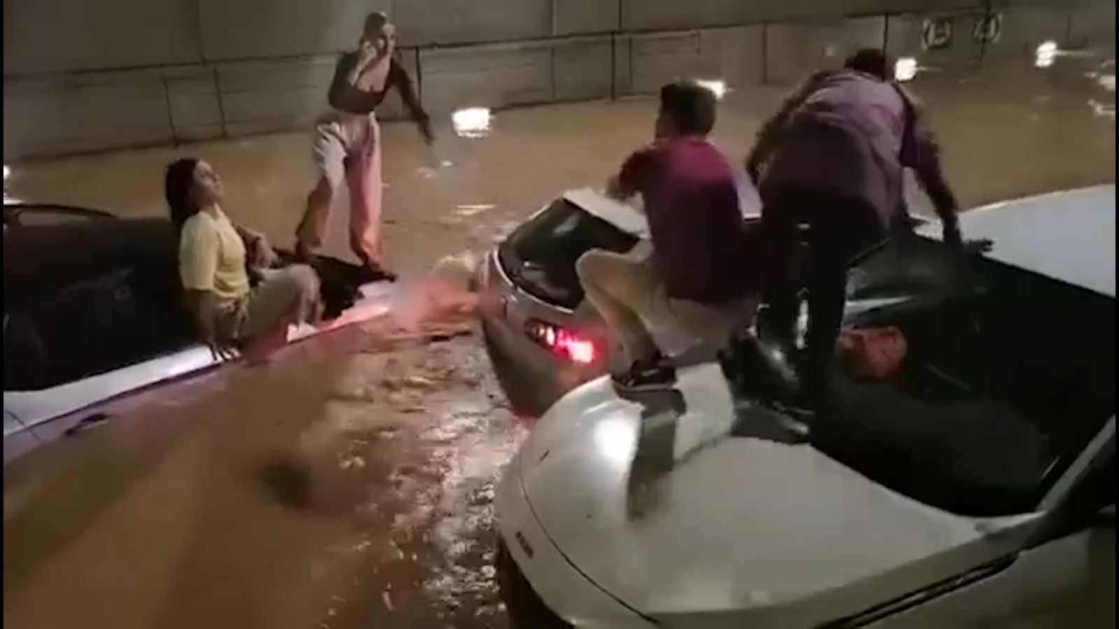 Imatges del túnel negat a l'AP-7