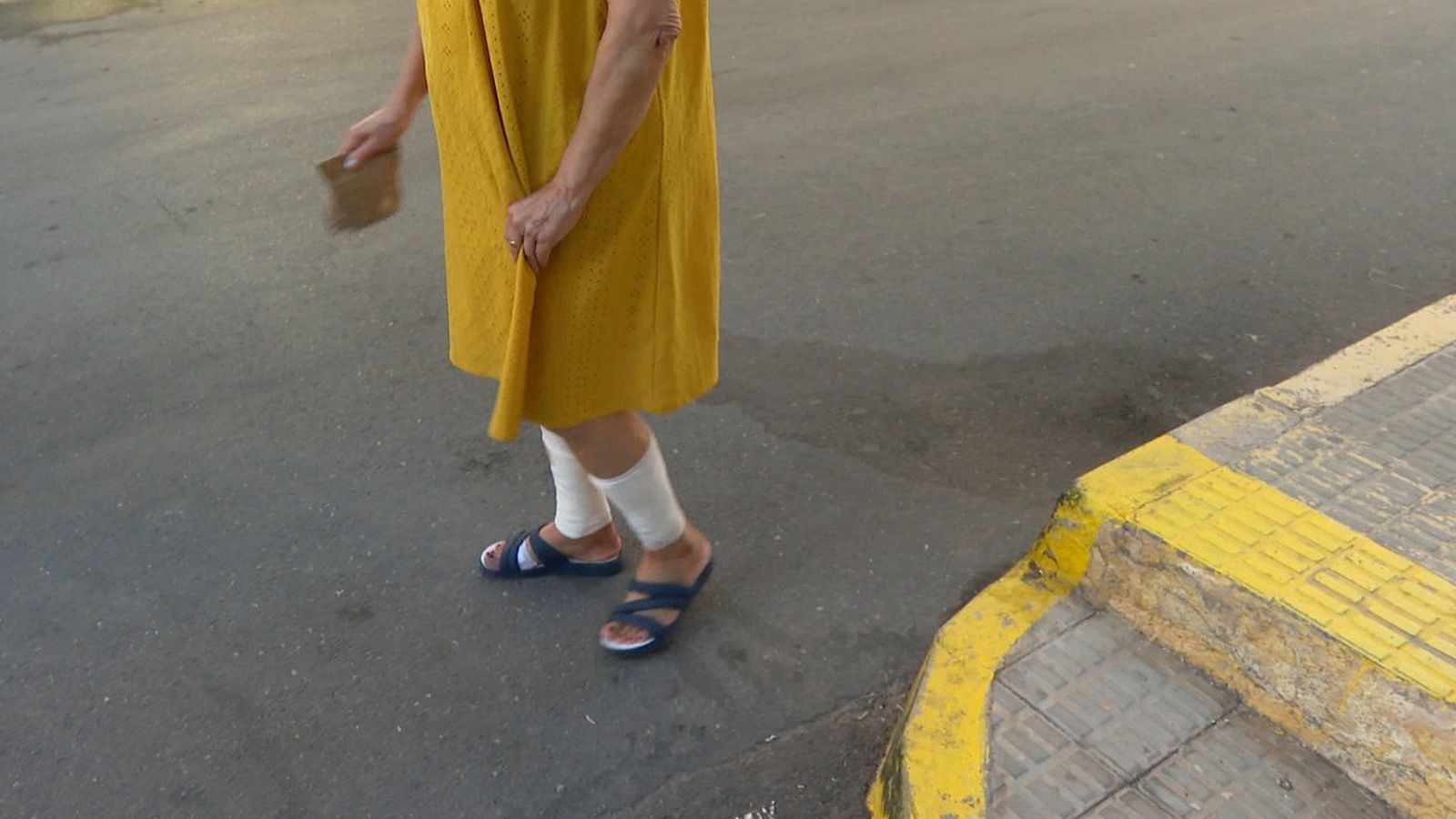 Una de les dones ferides a Torreblanca