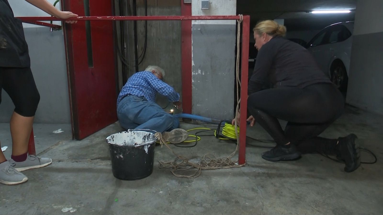 L'empremta del temporal: ascensors avariats i garatges negats