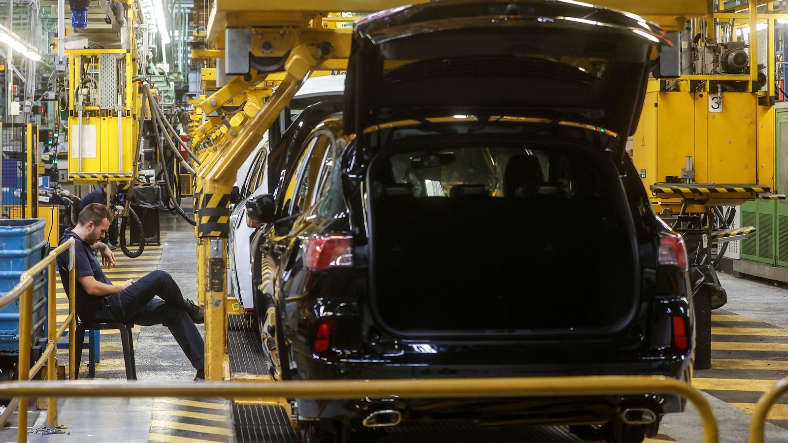 Imatge d’arxiu d’un vehicle a la fàbrica de Ford a Almussafes