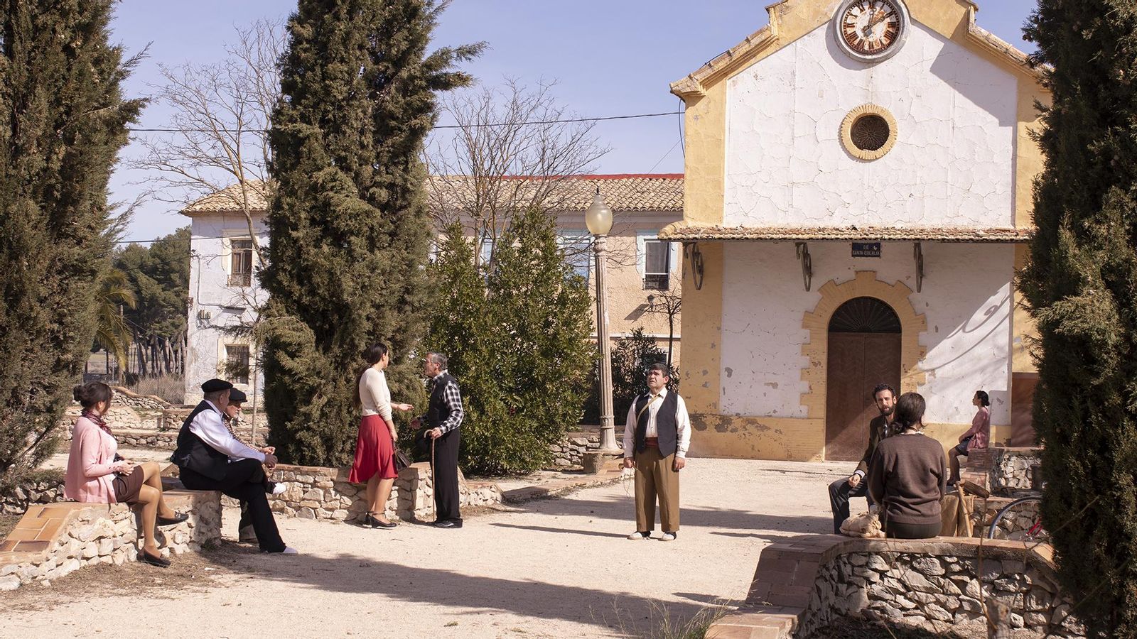 La plaça del poble