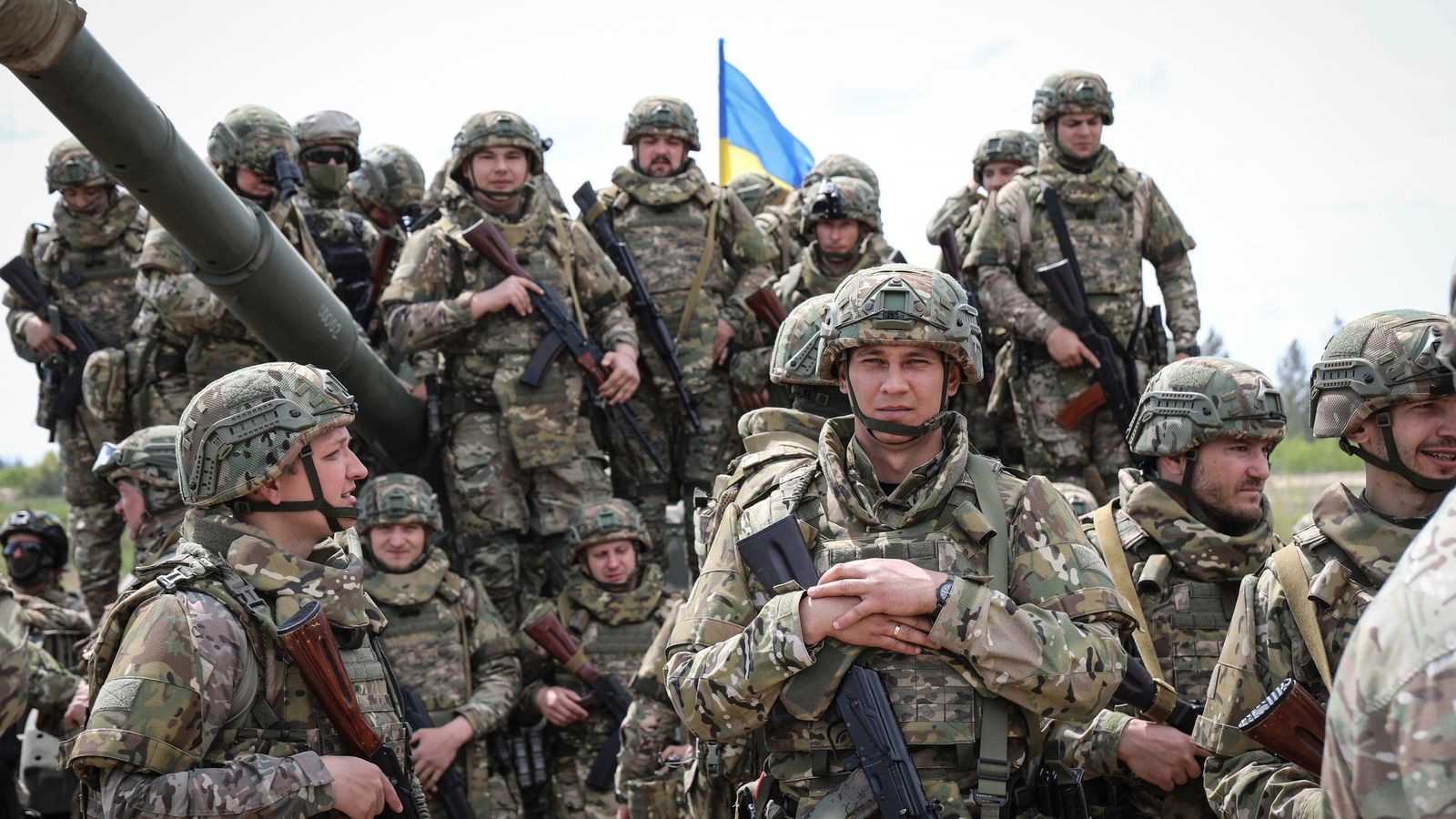 Soldats de l'exèrcit ucraïnés