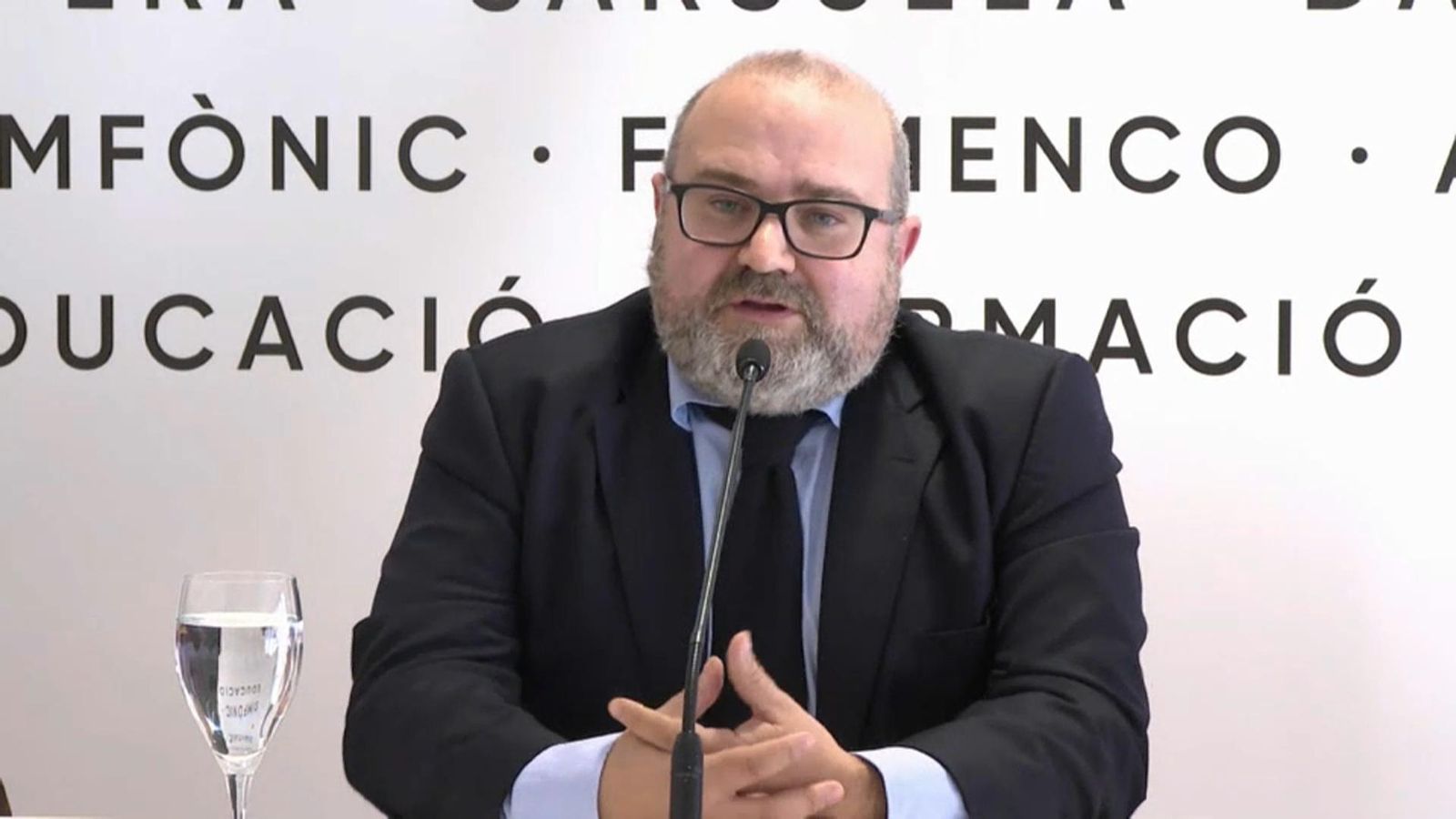 El director artístic del Palau de les Arts de València, Jesús Iglesias Noriega