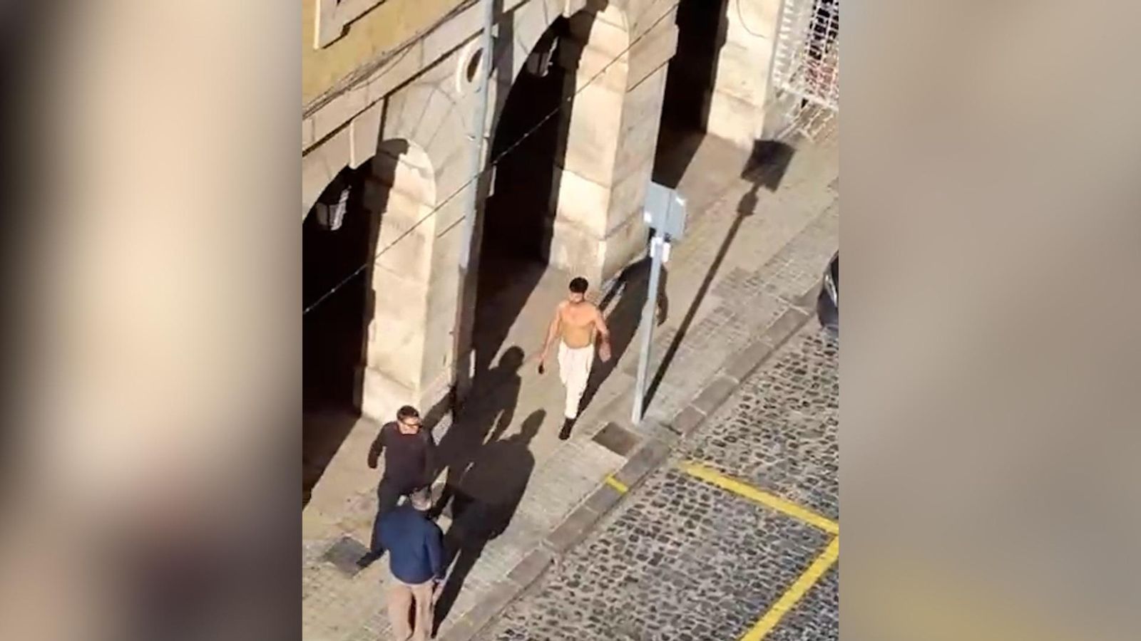 Vídeo enregistrat per un veí