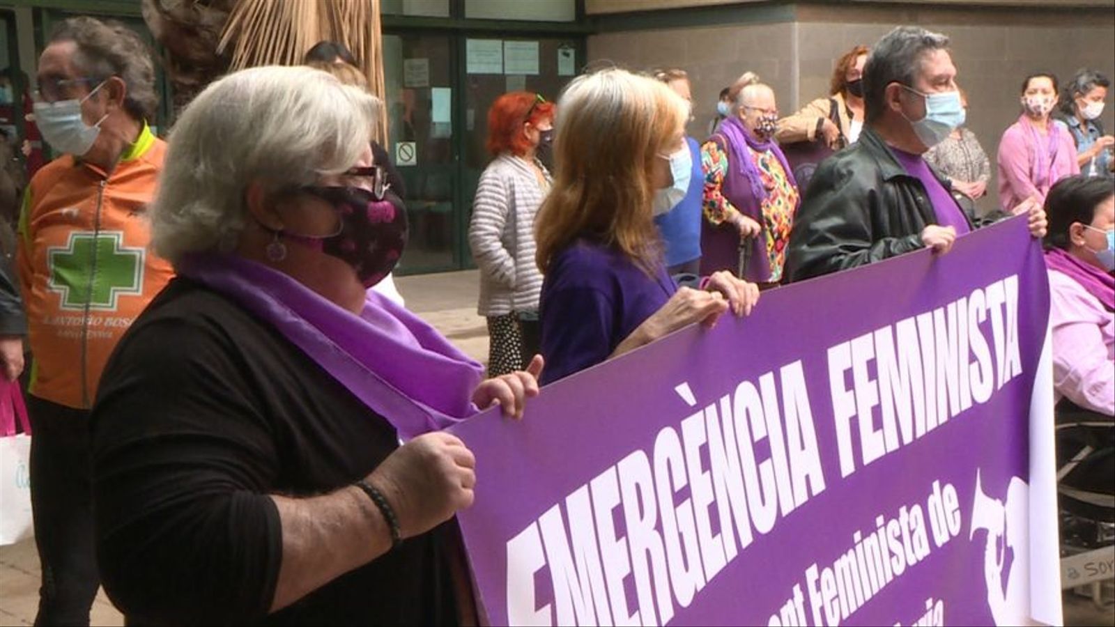Protesta contra la violència de génere (arxiu)