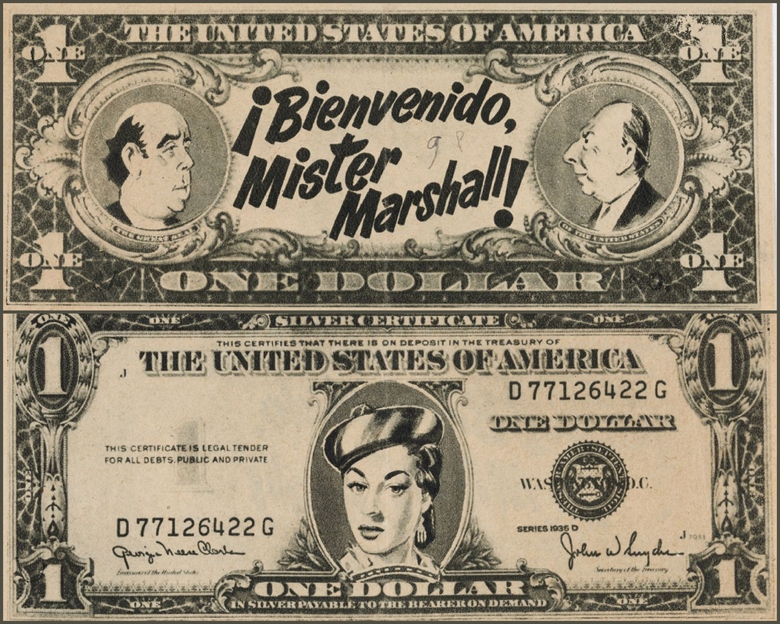 Dòlars publicitaris de 'Bienvenido, Mister Marshall'