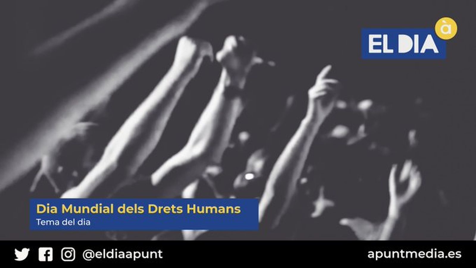 09.12.2020 | Tema del dia - Dia Mundial dels Drets Humans
