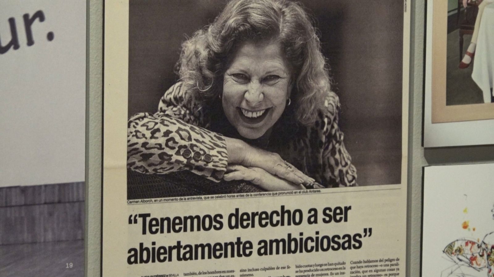 El Centre del Carme exhibeix el llegat de Carmen Alborch