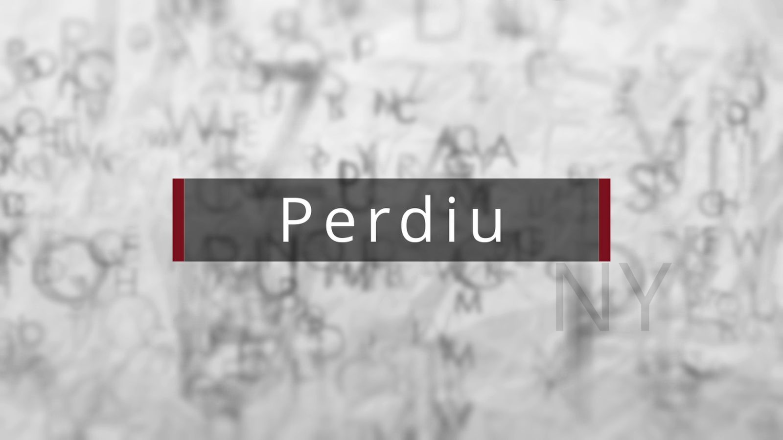 La paraula en imatges: 'perdiu'