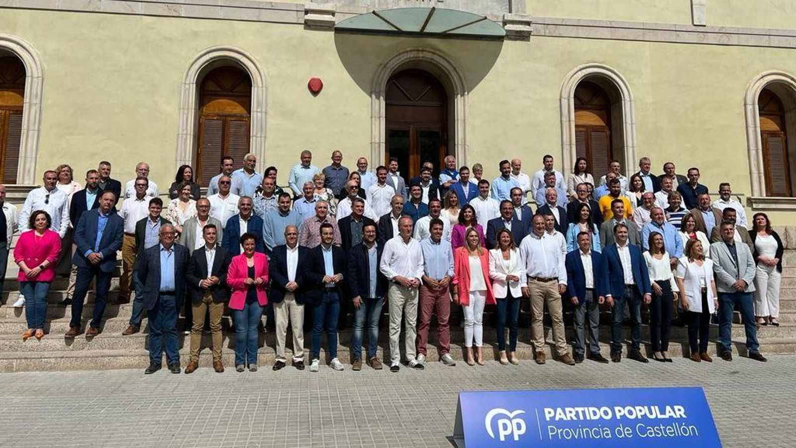 Foto de família candidatures província de Castelló