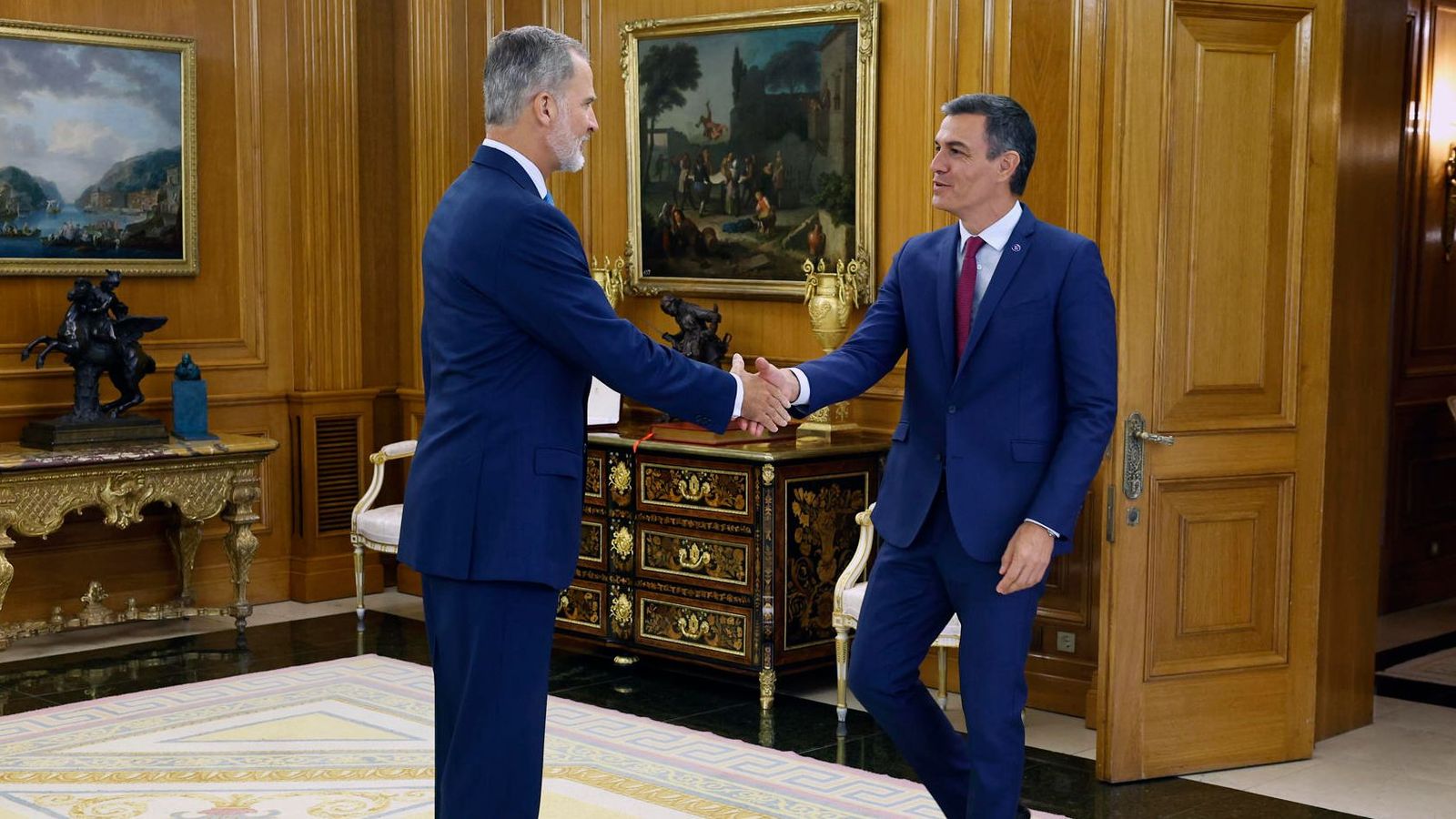 El rei rep Pedro Sánchez, aquest dimarts