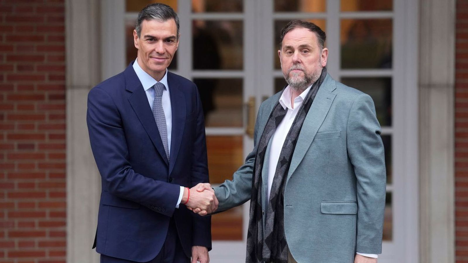 El president del govern espanyol i el líder d'ERC, a La Moncloa