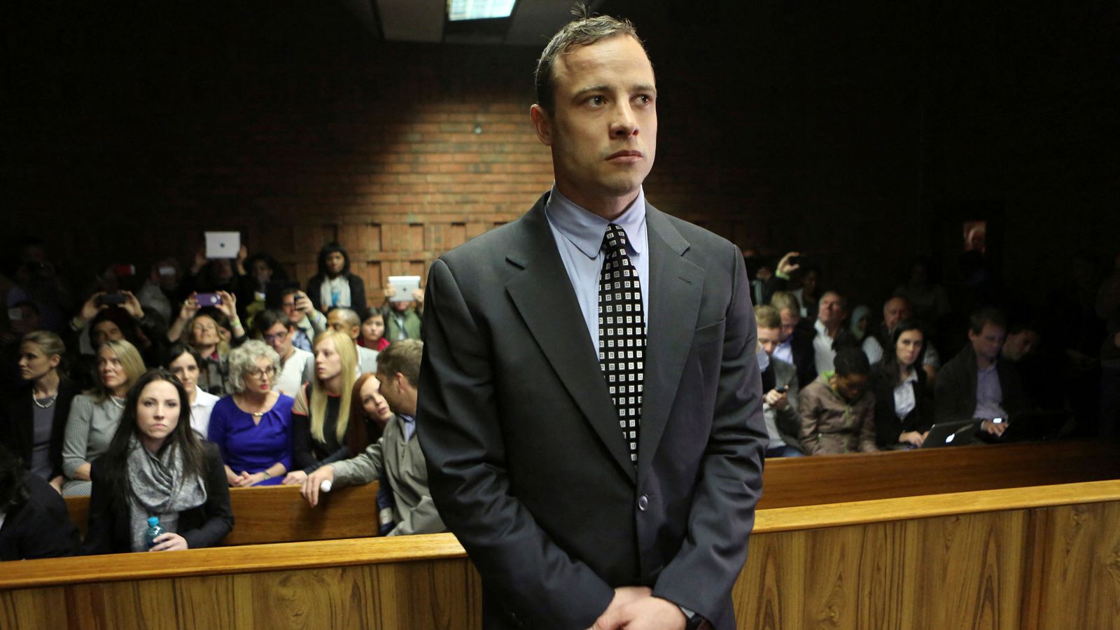 Oscar Pistorius, durant el juí