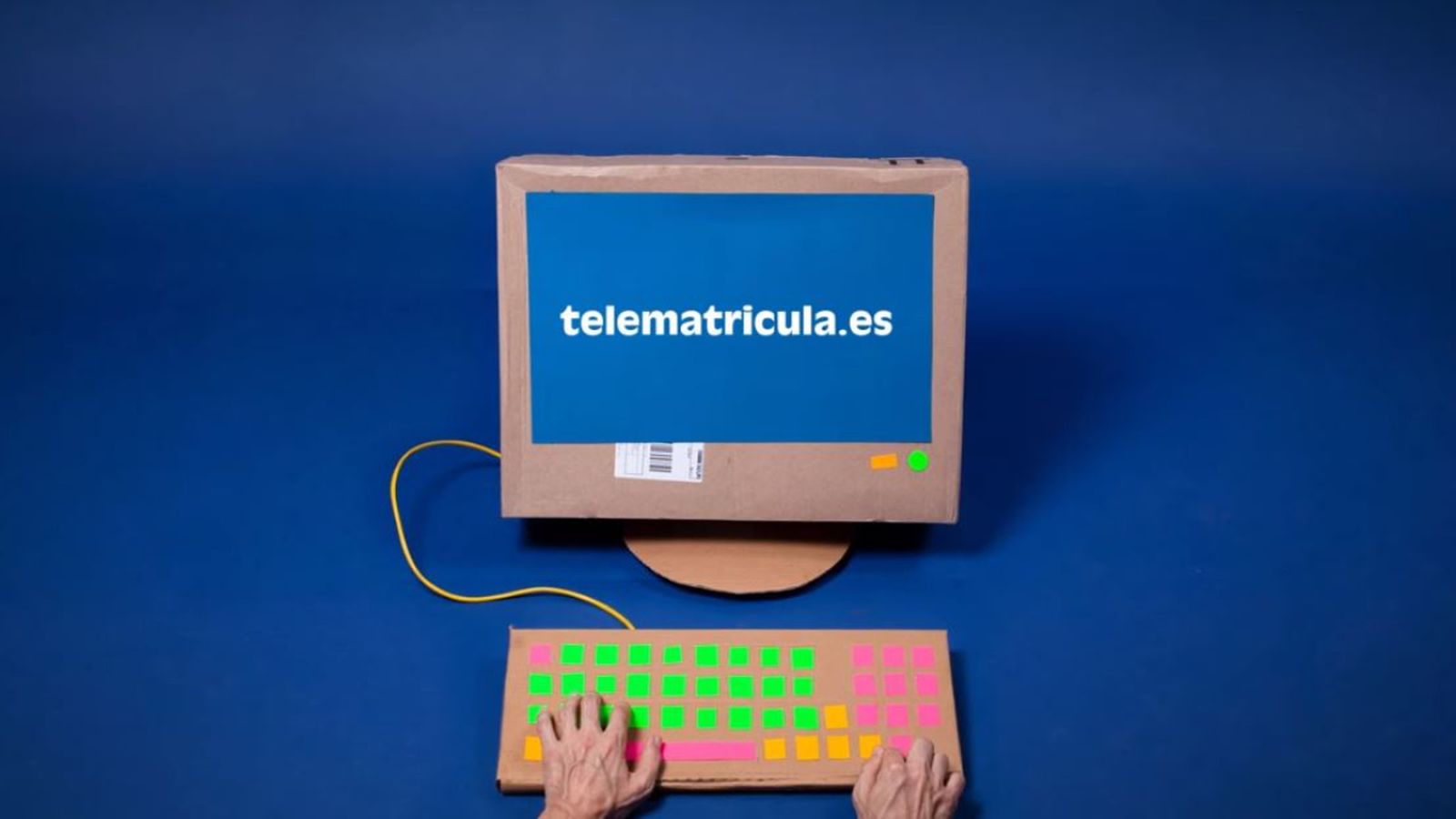 Captura del web 'telematricula.es' que ha activat la Conselleria d'Educació