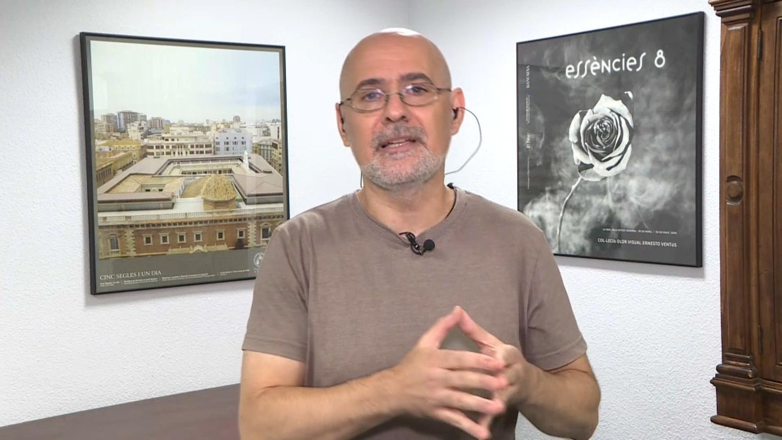 Rubén Pacheco, president de la Confederació d'AMPA Gonzalo Anaya, entrevistat aquest divendres