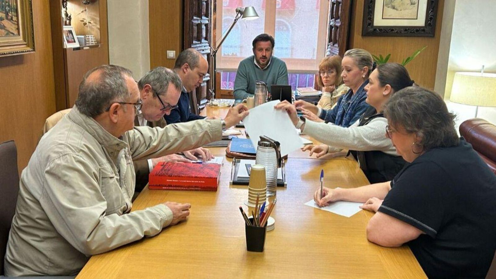 Reunió del veïnat del barri de Sant Antoni amb l'alcalde d'Elx, Pablo Ruz