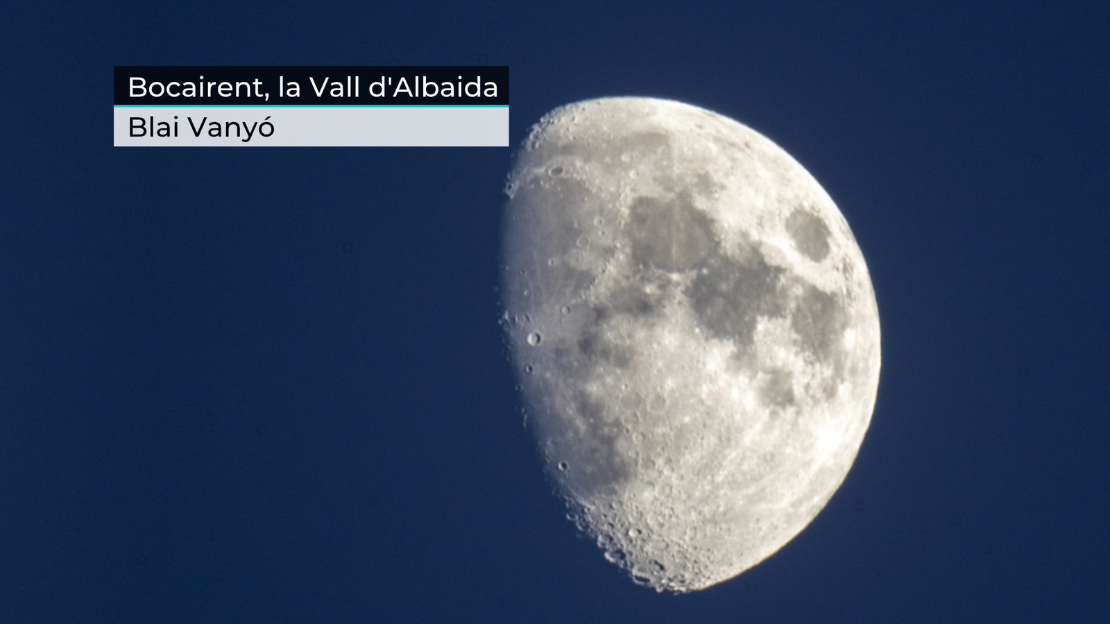 Lluna creixent des de Bocairent