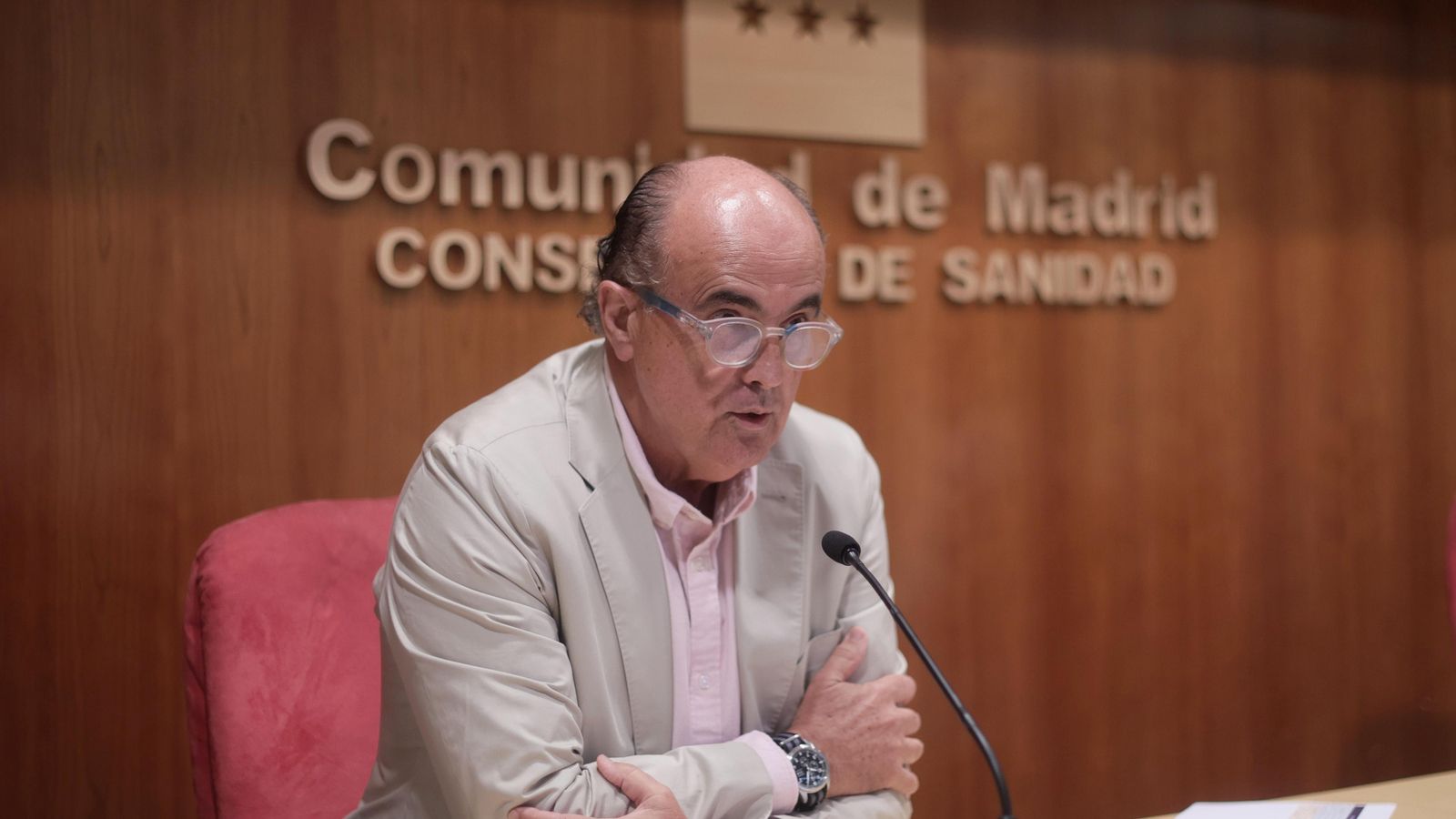 Conseller de Salut Pública de la Comunitat de Madrid, Antonio Zapatero