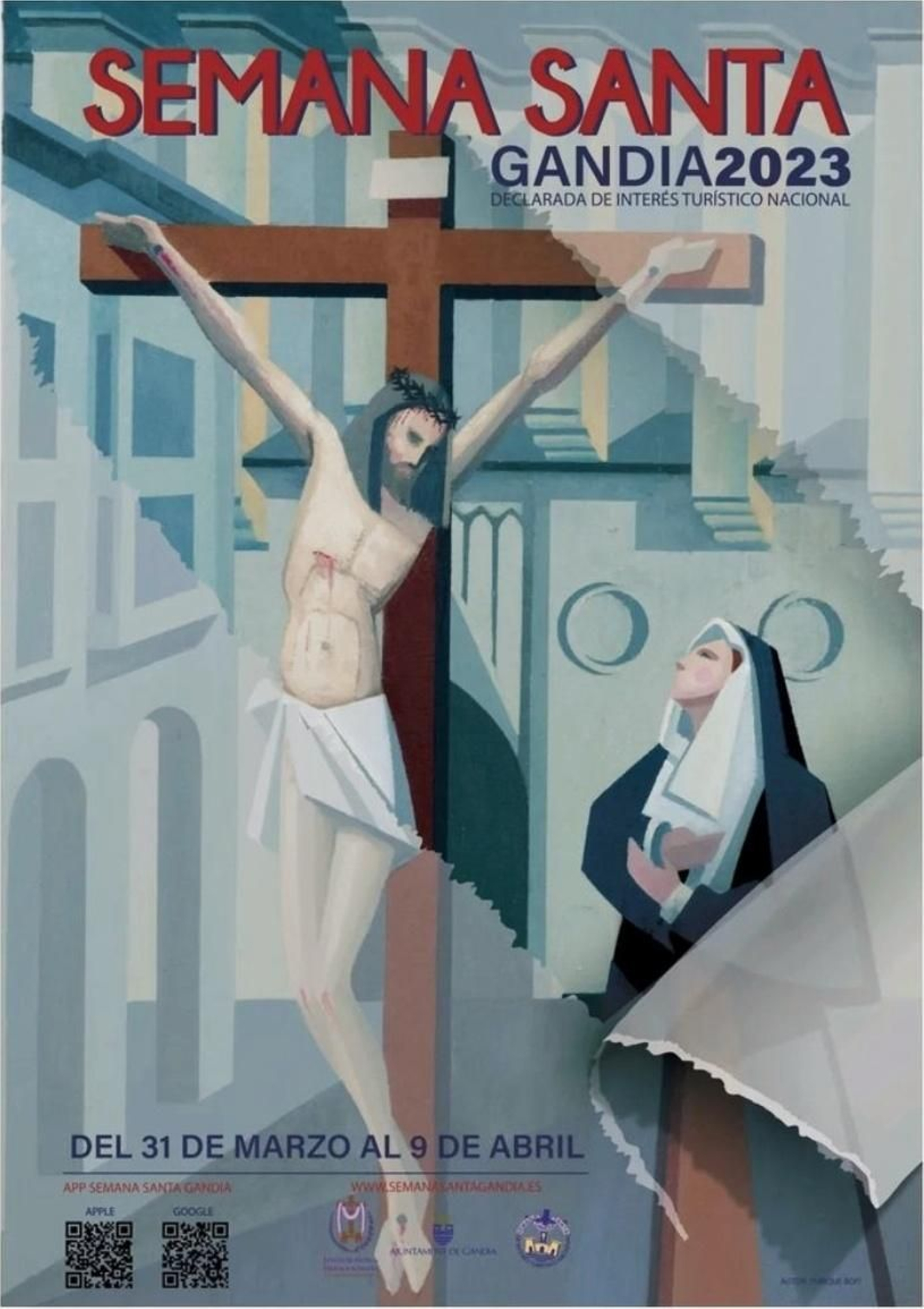 Cartell Setmana Santa Gandia 2023