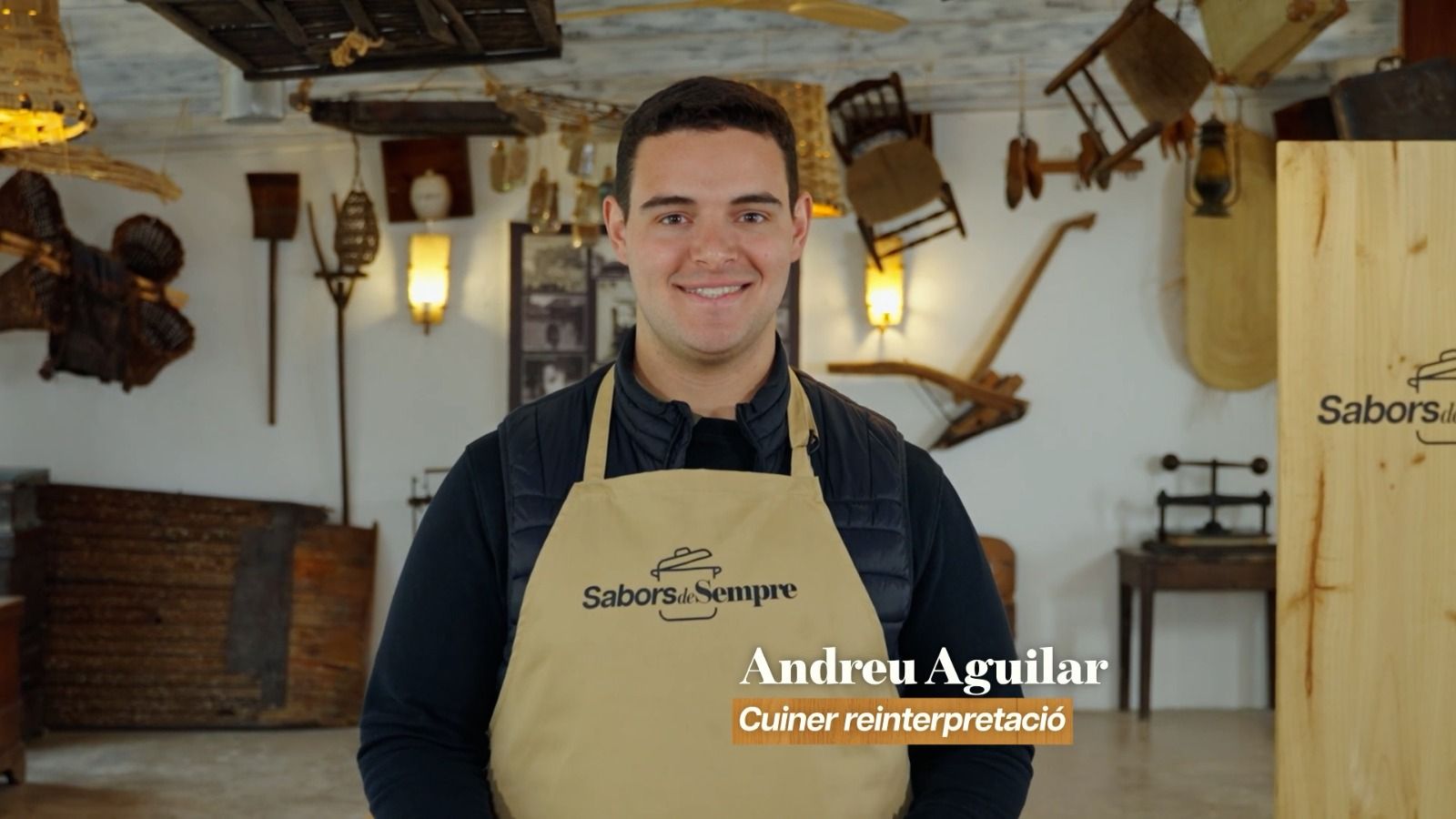 Andreu Aguilar, de 23 anys, prepararà una paella de fetge de bou innovadora, que tindrà el mateix sabor però diferent presentació