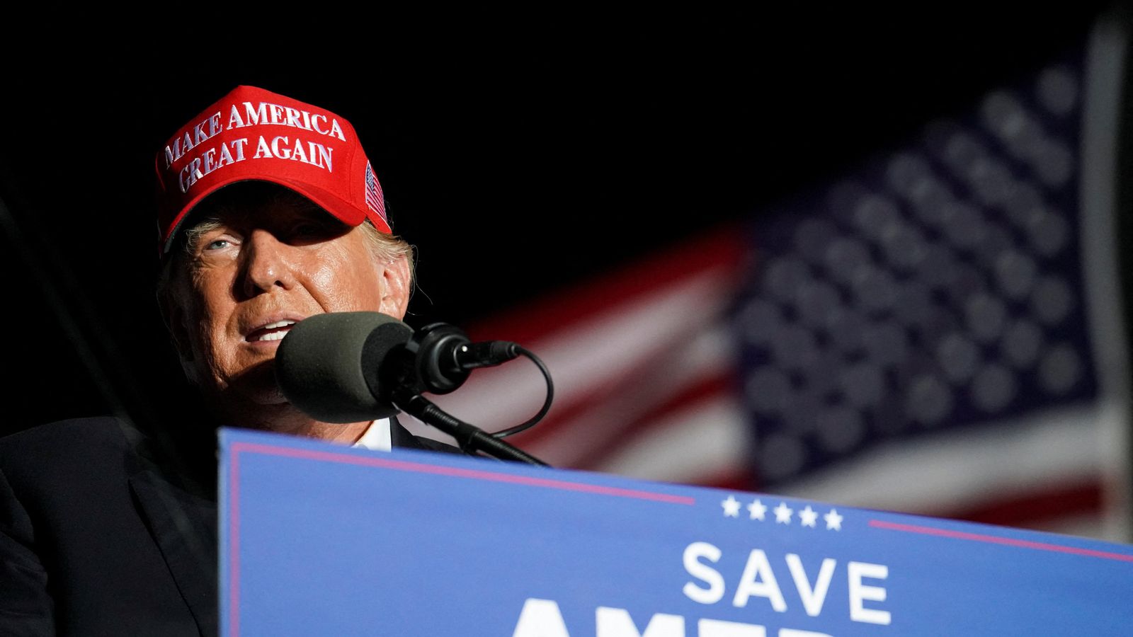 Trump, durant un acte electoral a Texas el passat octubre (arxiu)