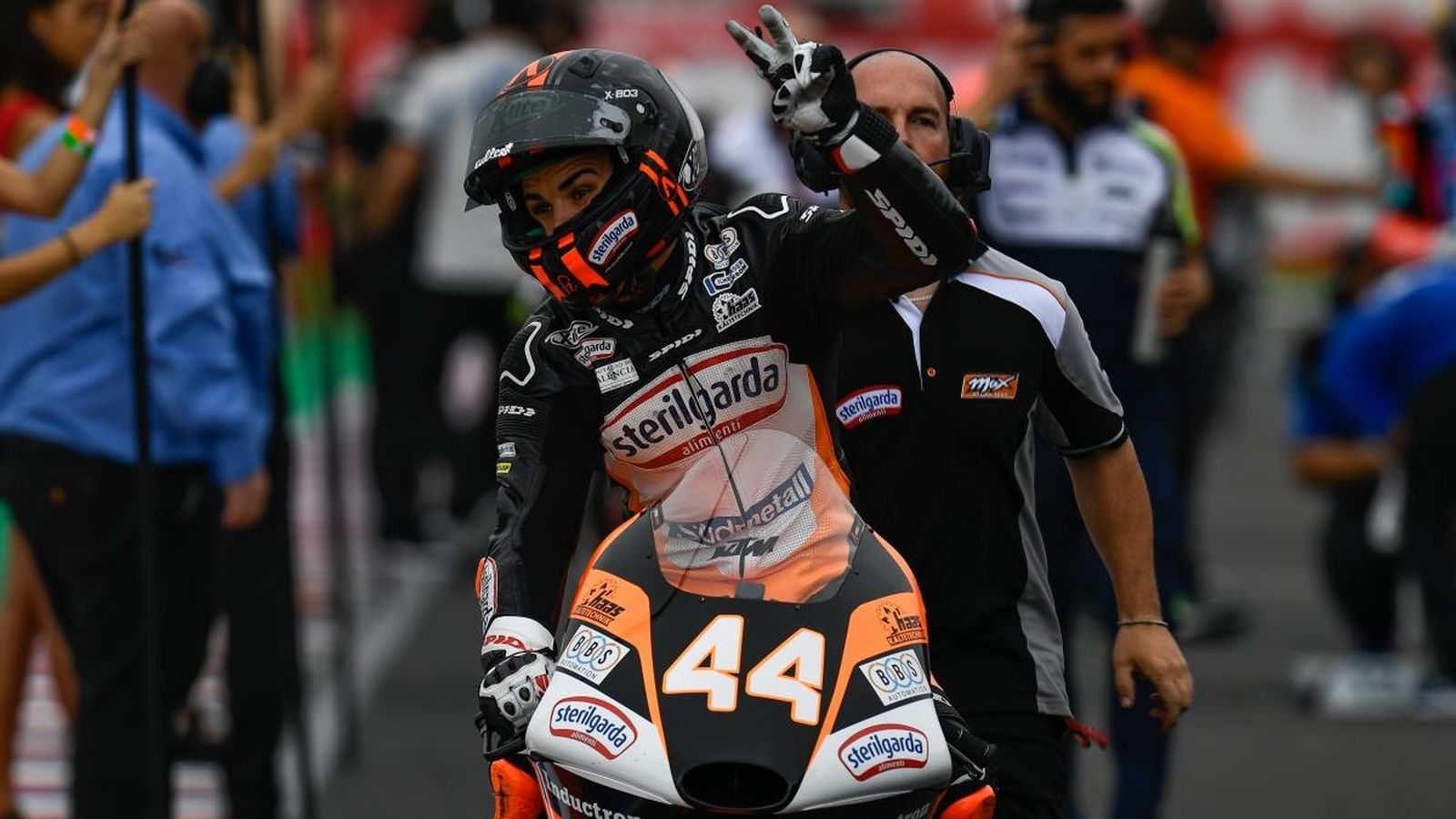 Arón Canet, tercer a Le Mans.