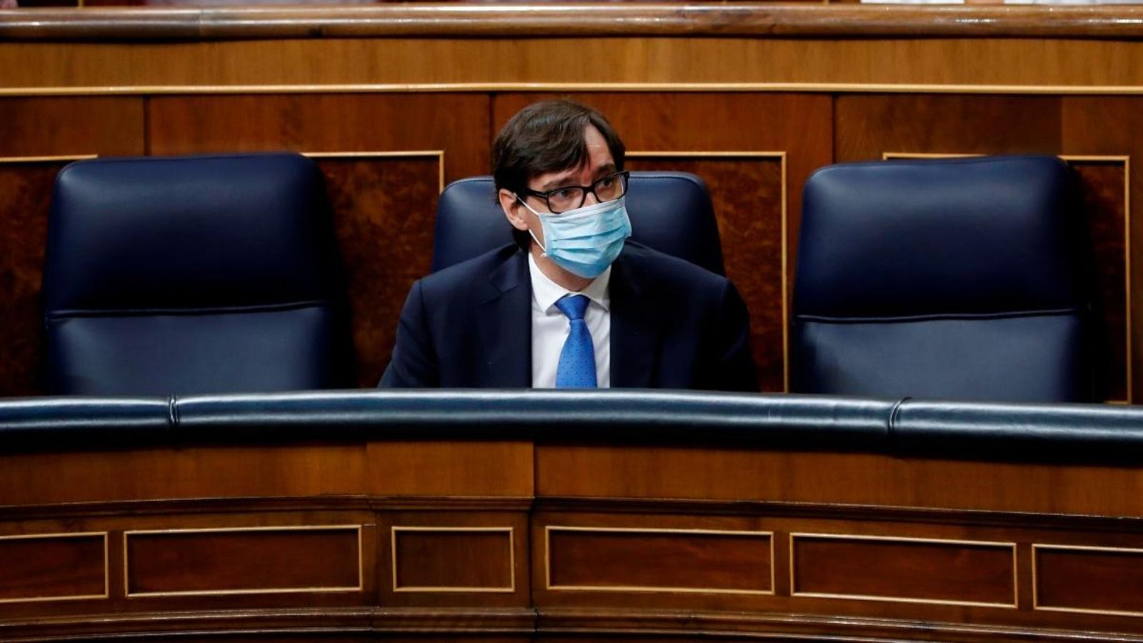 Imatge d'arxiu del ministre de Sanitat, Salvador Illa, al Congrés.