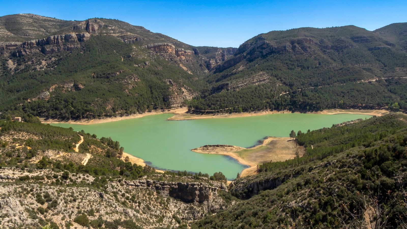 Vista de la presa de Buseo, en una imatge d'arxiu