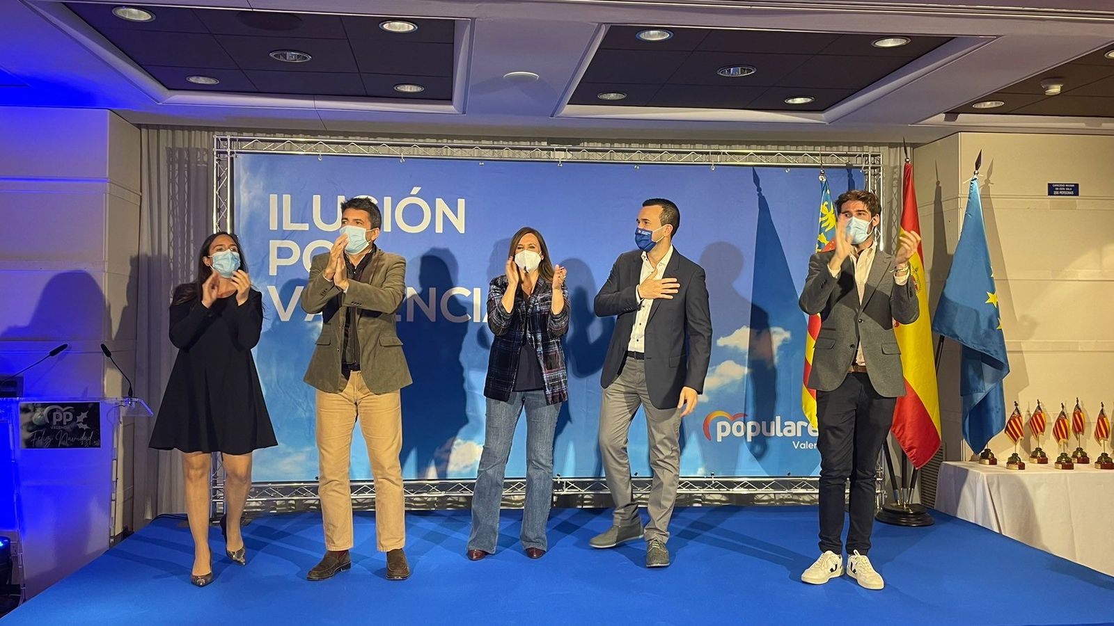 Imatge de la celebració nadalenca del PPCV de la ciutat de València