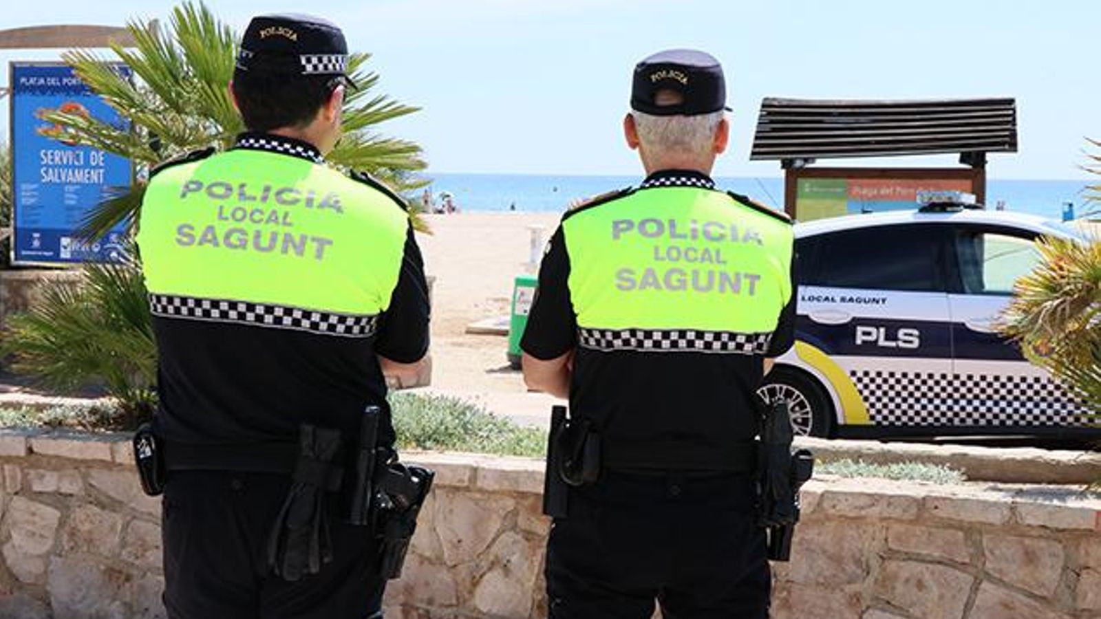 Agents de la Policia Local de Sagunt en una imatge d'arxiu